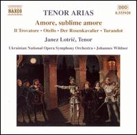 Amore, sublime amore: Tenor Arias von Janez Lotric