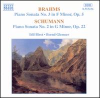 Brahms: Piano Sonata No. 3; Schumann: Piano Sonata No. 2 von Various Artists