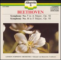 Beethoven: Symphonies Nos. 7 & 8 von Edouard van Remoortel