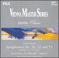 Haydn: Symphonien Nr. 26, 22 und 53 von Alberto Lizzio