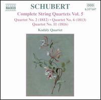 Schubert: Complete Quartets, Vol. 5 von Kodaly Quartet