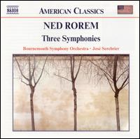 Ned Rorem: Three Symphonies von Bournemouth Symphony Orchestra