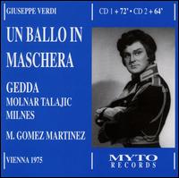 Verdi: Un Ballo in Maschera von Nicolai Gedda