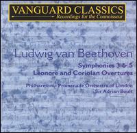 Ludwig van Beethoven: Symphonies 3 & 5; Overtures von Adrian Boult