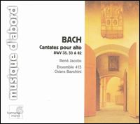 Bach: Cantates pour alto, BWV 35, 53, 82 von Various Artists