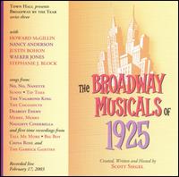 The Broadway Musicals of 1925 von Various Artists