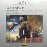 Hindemith: Streichquartett No. 1, 4 & 7 von Juilliard String Quartet