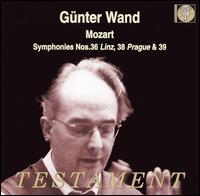 Mozart: Symphonies Nos. 36 (Linz), 38 (Prague) & 39 von Günter Wand