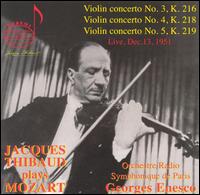 Jacques Thibaud Plays Mozart von Jacques Thibaud