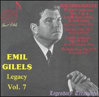 Rachmaninoff: Piano Concerto Nos. 3 & 4; Daisies, Op. 38/3; etc. von Emil Gilels