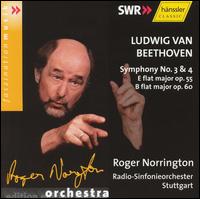 Beethoven: Symphonies Nos. 3 & 4 von Roger Norrington