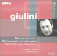 Giulini Conducts Bruckner, Falla, Mussorgsky von Carlo Maria Giulini