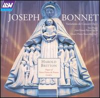 Joseph Bonnet: Variations de Concert, Op. 1 von Harold Britton