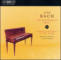 C.P.E. Bach: The Solo Keyboard Music, Vol. 10 von Miklós Spányi