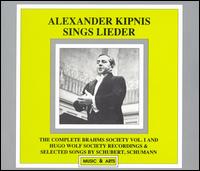 Alexander Kipnis sings Lieder von Alexander Kipnis