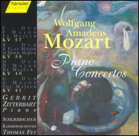 Mozart: Piano Concertos, KV 37, KV 39, KV 40, KV 41 von Gerrit Zitterbart