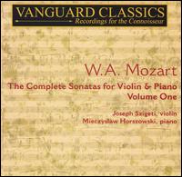 W.A. Mozart: The Complete Sonatas for Violin & Piano, Vol. 1 von Joseph Szigeti