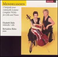 Mendelssohn: Complete Works for Cello & Piano von Various Artists