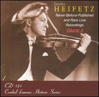Jascha Heifetz Live, Vol. 5 von Jascha Heifetz