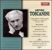 Toscanini Conducts Vaughan Williams, Brahms, Martucci, Tchaikovsky von Arturo Toscanini