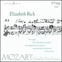 Mozart: Complete Piano Sonatas, Vol. 3 von Elizabeth Rich