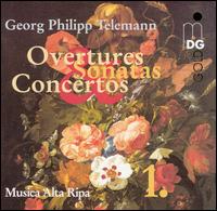 Telemann: Overtures, Sonatas & Concertos von Musica Alta Ripa