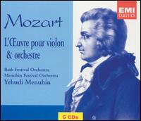 Mozart: L'Œuvre pour violon & orchestre [Box Set] von Yehudi Menuhin