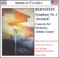 Bernstein: Symphony No. 1 "Jeremiah"; Concerto for Orchestra "Jubilee Games" von Various Artists