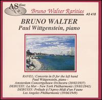 Ravel: Concerto in D for the Left Hand; Debussy: La Mer; etc. von Bruno Walter