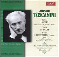 Bellini: Norma; Verdi: Te Deum; Boito: Mefistofele von Arturo Toscanini