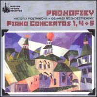 Prokofiev: Piano Concertos Nos. 1, 4, 5 von Viktoria Postnikova