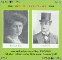 Hugo Wolf Centenary von Various Artists