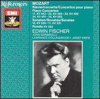Mozart: Piano Concertos 17, 20, 22, 24, 25; Sonatas 10 & 11; Rondo KV 382 von Edwin Fischer