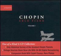 Chopin: Solo Piano, Vol. 1 von Various Artists