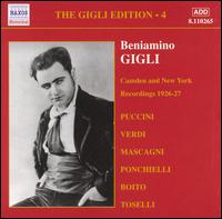 Camden and New York Recordings, 1926-27 von Beniamino Gigli