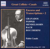 Encores and Transcriptions, Vol. 2 von Pablo Casals