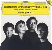Shostakovich: Streichquartette Nos. 4, 11, 14 von Hagen Quartett