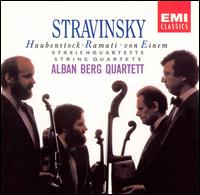 Stravinsky, Haubenstock-Ramati, Von Einem: String Quartets von Alban Berg Quartet