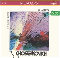 Shostakovich: Kvartety No. 6, 7, 8 von Taneyev Quartet