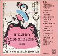 Ricardo Odnoposoff, Violine von Ricardo Odnoposoff