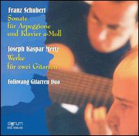 Schubert: Sonate für Arpeggione und Klavier a-Moll; Mertz: Werke für zwei Gitarren von Folkwang Gitarren Duo