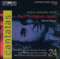 Bach: Cantatas 8, 33, 113 von Bach Collegium Japan Orchestra
