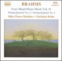Brahms: Four Hand Piano Music, Vol. 11 von Various Artists