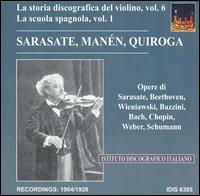 La Scuola spagnola, Vol. 1: Sarasate, Manén, Quiroga von Various Artists