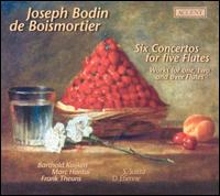 Joseph Bodin de Boismortier: Six Concertos for Five Flutes von Various Artists