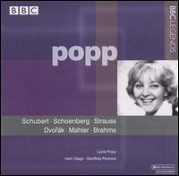 Lucia Popp Sings Schubert, Schoenberg, Strauss, Dvorák, Mahler, Brahms von Lucia Popp
