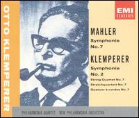 Mahler: Symphonie No. 7; Klemperer: Symphonie No. 2; String Quartet No. 7 von Otto Klemperer
