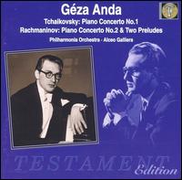 Tchaikovsky: Piano Concerto No. 1; Rachmaninov: Piano Concerto No. 2; Two Preludes von Géza Anda