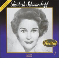 Recital 1 von Elisabeth Schwarzkopf