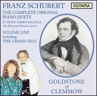 Franz Schubert: The Complete Original Piano Duets, Vol. 1 von Goldstone & Clemmow Piano Duo